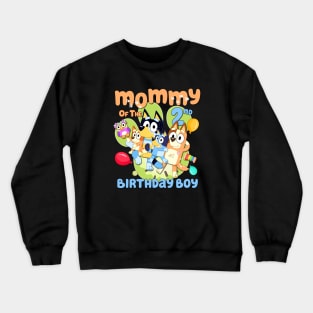 Bluey and Bingo mom happy birthday Crewneck Sweatshirt